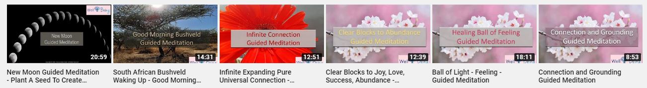 Youtube Meditation page